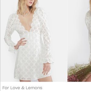 For Love & Lemons Charmaine Mini Dress